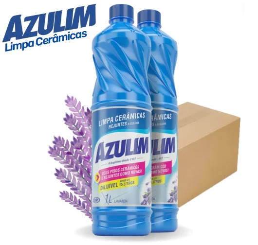 AZULIM LIMPA CERAMICA 1L - Demétrio Distribuidora Caraguatatuba
